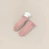 Pink thickened plush gloves for women, warm and comfortable, suitable for daily use in autumn and winter Application Scenario